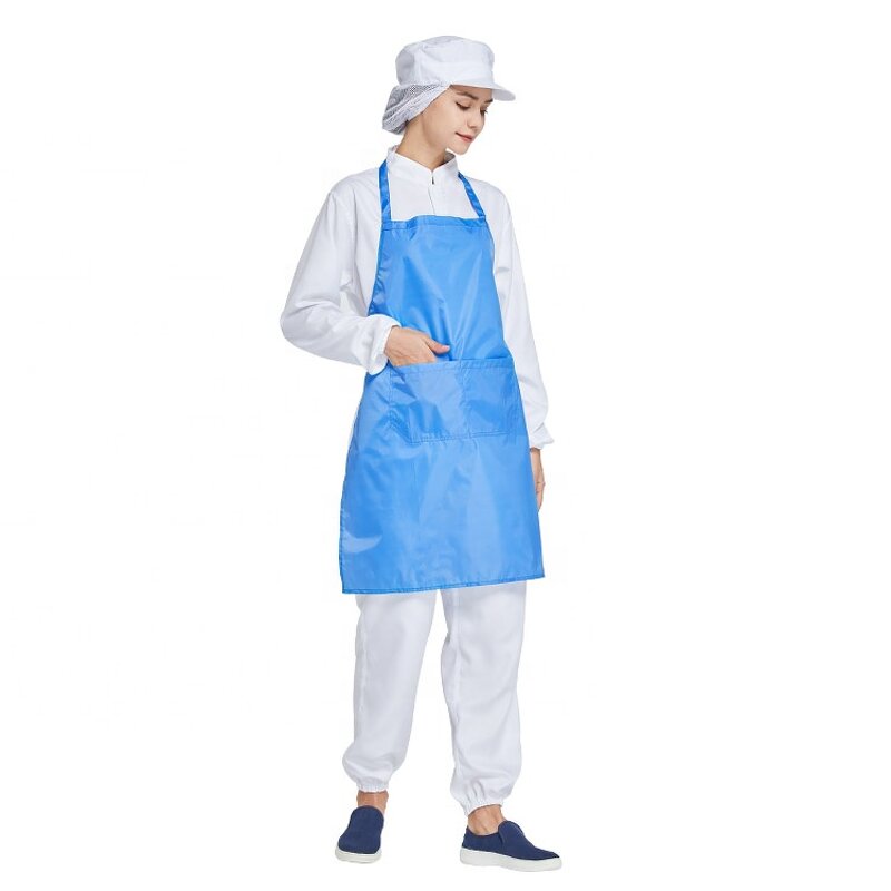Dustproof Waterproof Apron Factory - OEM/ODM PE+Polyester Taffeta Oil Proof Lightweight 50g
