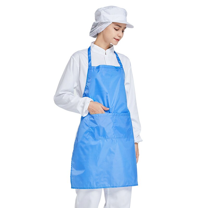 Custom Logo Apron Manufacturer - OEM/ODM H-1131-AP Waterproof Breathable Taffeta PE Kitchen