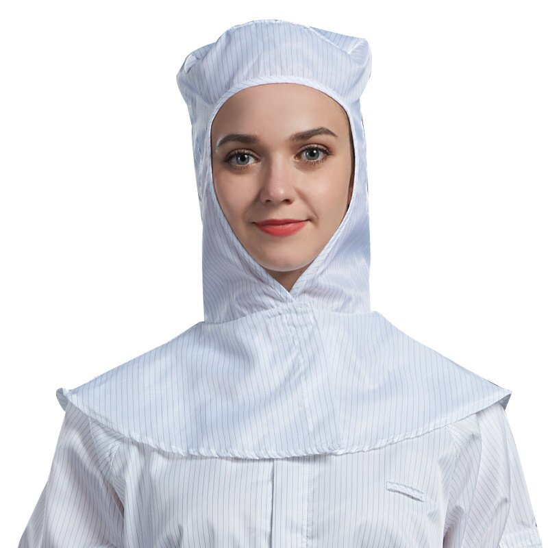 Antistatic Cleanroom Hat Manufacturer - OEM/ODM KL-3013 Breathable Dustproof Mesh Hood Blue White
