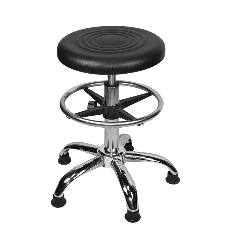 Industrial ESD Chair Manufacturer - OEM/ODM H-C004 Laboratory PU Leather Adjustable Antistatic