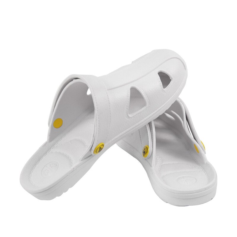 ESD Safety Sandals Factory - OEM/ODM H-3502 Summer Spring Breathable Adjustable Heel Anti-Static