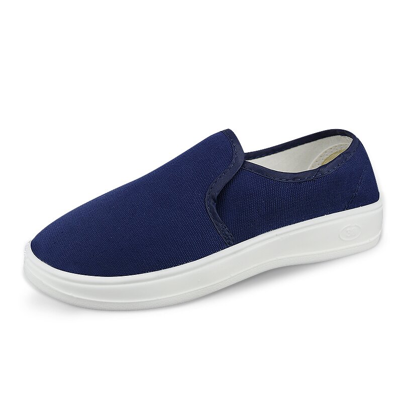 Slip-On Canvas Shoes Manufacturer - OEM/ODM H-3508 Anti-Static for Electronic Industry Food