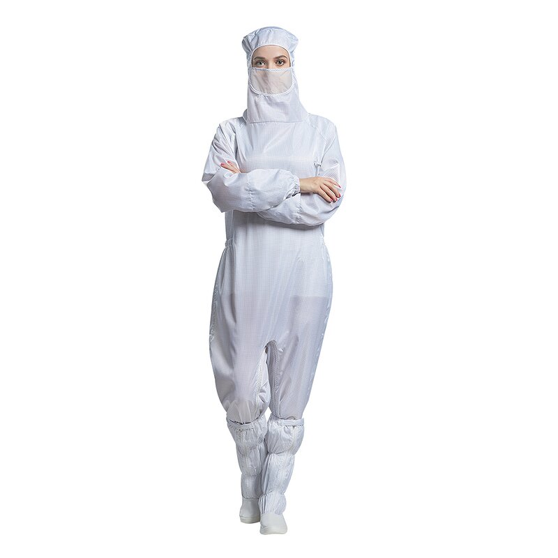 Antistatic Cleanroom Suit Manufacturer - OEM/ODM H-1132 Crotch Access Dustproof Reusable