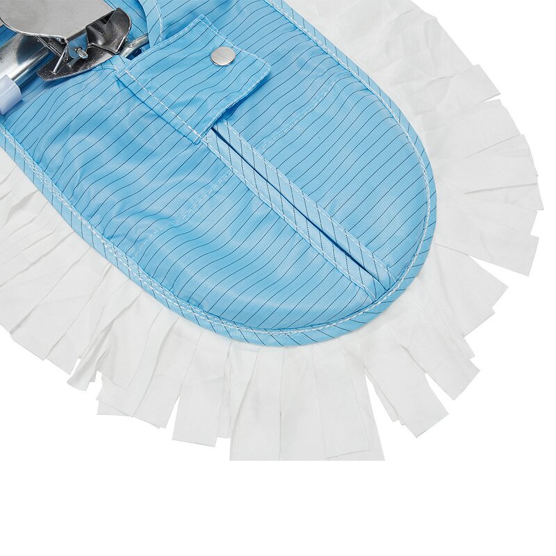 Flat ESD Cleanroom Mop Factory - OEM/ODM Lint Free Replaceable Anti-static Microfiber
