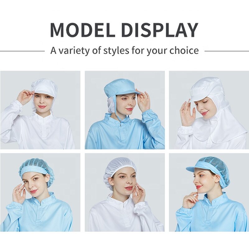 Workshop Hat Factory - OEM/ODM Unisex Mesh Breathable Dustproof for Food Industry