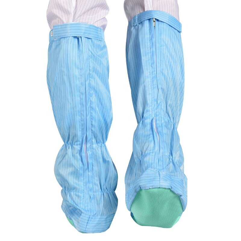 ESD Boot Covers Factory - OEM/ODM Reusable Unisex GMP Antistatic Safety Cleanroom