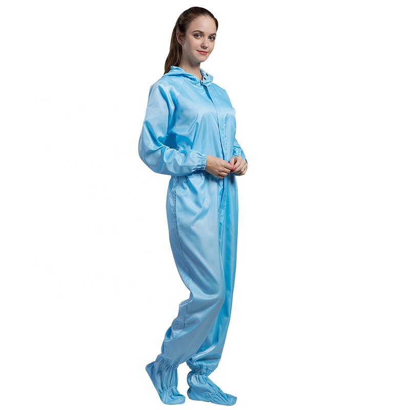 Anti-Static Gown Factory - OEM/ODM H-1123 Autoclavable 75D Stripe Cleanroom Pharma