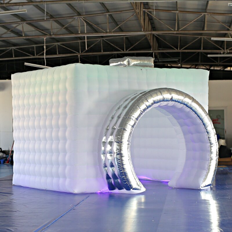 Inflatable Photo Booth Supplier - 2022 New Year Selfie Enclosure with LED