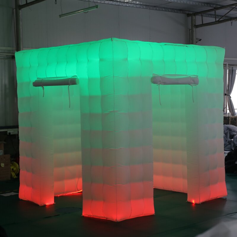 Inflatable Photo Booth Tent Supplier - LED with Cube Compatible Cameras