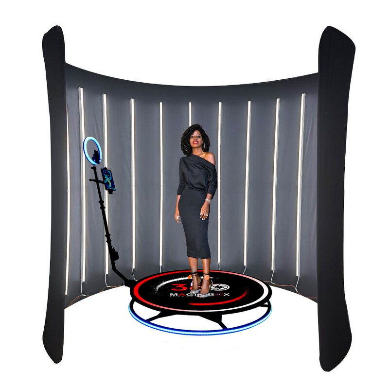 Inflatable Photo Booth Tent Supplier - LED with Cube Compatible Cameras