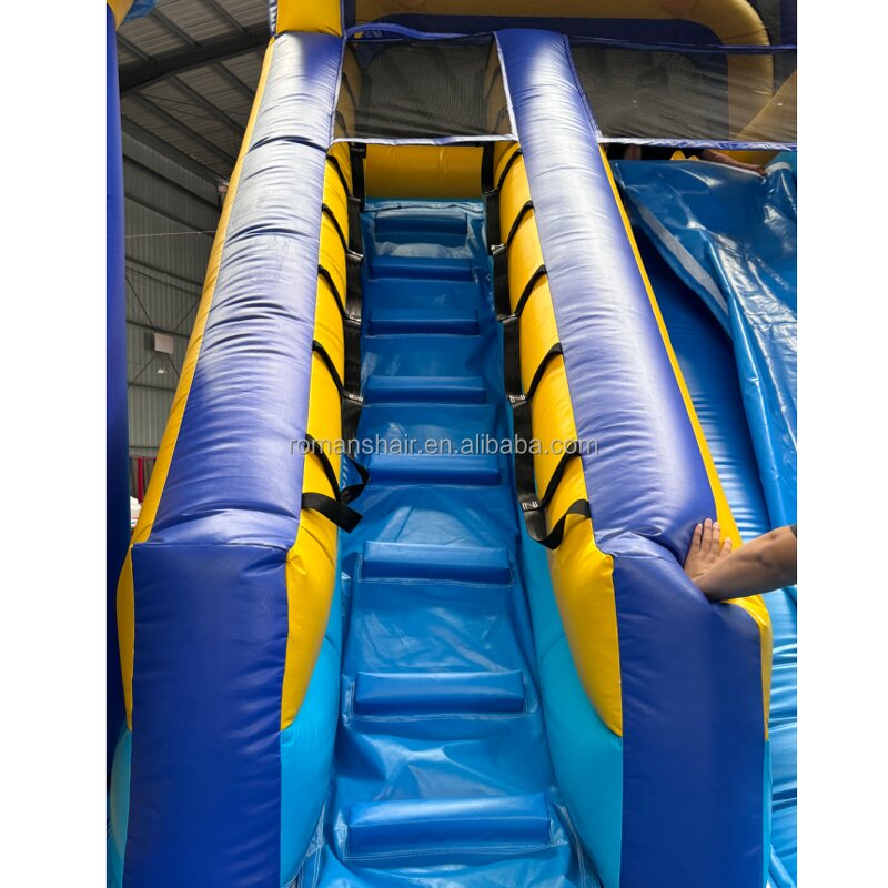 Water Slide Supplier - Blue Color Inflatable Toboggan for Adults