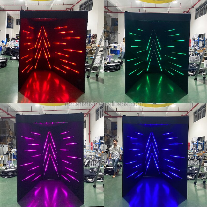 Photo Booth Enclosure Supplier - Backdrop Trade Show 360 with Led Lights