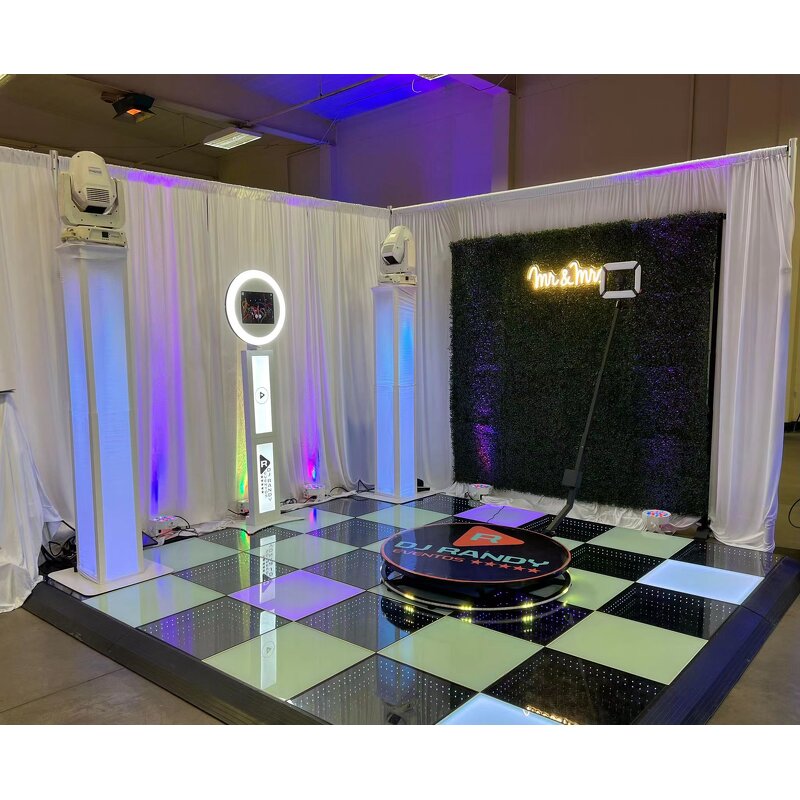 LED Dance Floor Manufacturer - USA Los Angeles Starlit Round for Weddings
