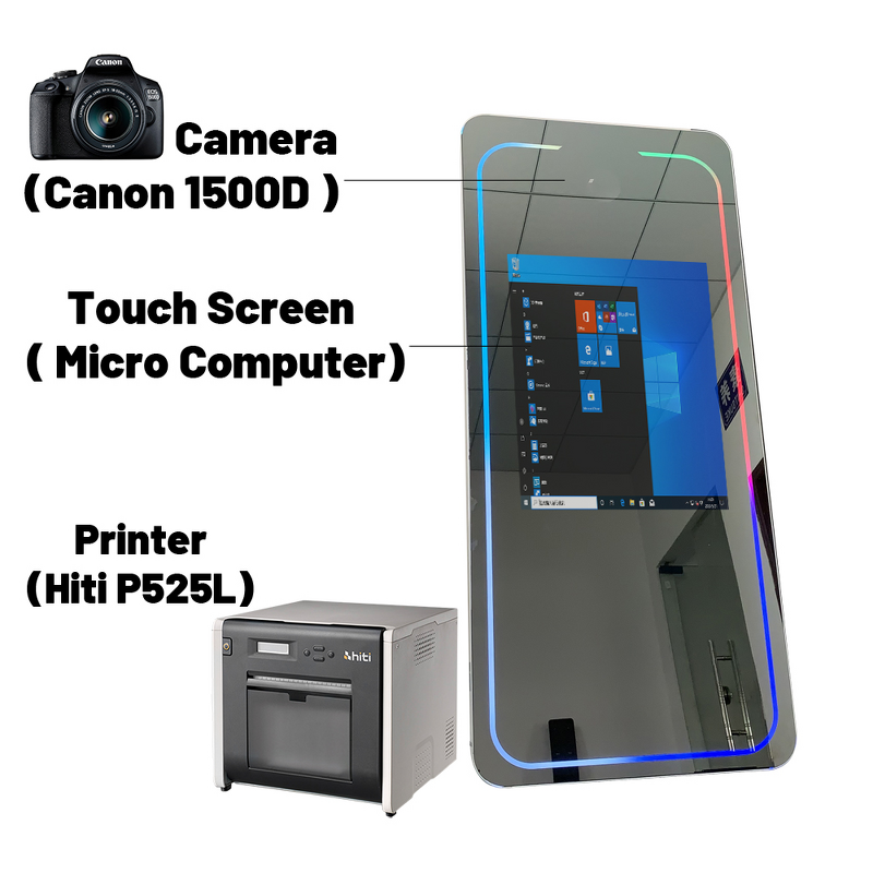 Photo Booth Machine Factory - New Design 40 & 70 Inch Portable Selfie