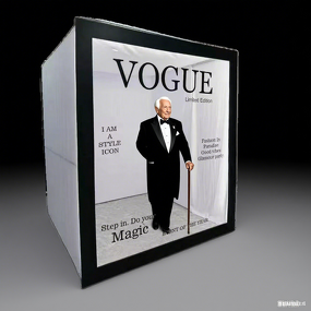 Magazine Photo Booth Factory - Custom PVC Vogue Box for Wedding Decoration