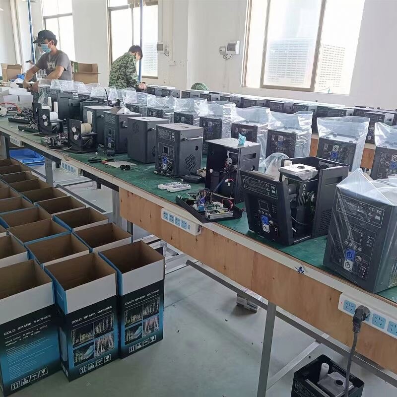 Cold Sparkler Machine Factory - 600W Indoor/Outdoor Composite Ti Powder