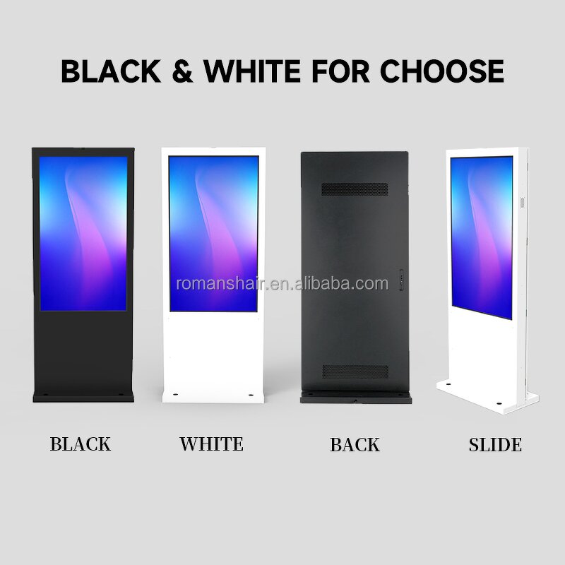 Advertising Screen Manufacturer - 43 Inch Outdoor Floor Stand Digital Signage