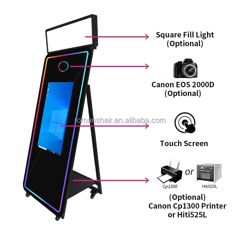 Photo Booth Kiosk Factory - Wholesale Portable Selfie Magic Mirror