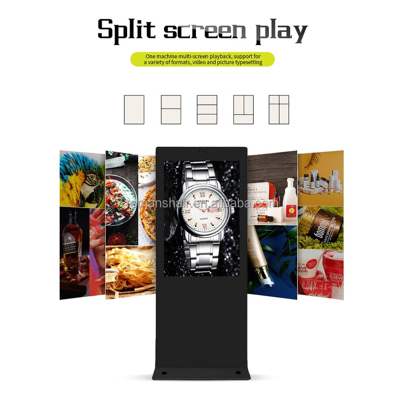 Advertising Screen Manufacturer - 43 Inch Outdoor Floor Stand Digital Signage