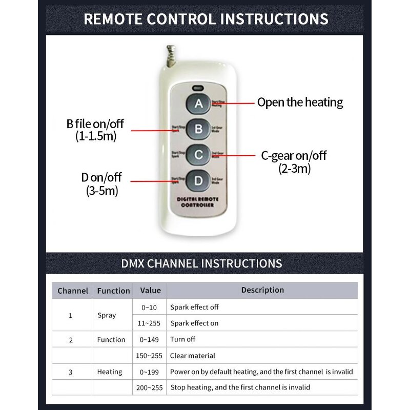 Electronic Sparkler Factory - 600W Cold Flame Fountain for Party Wedding