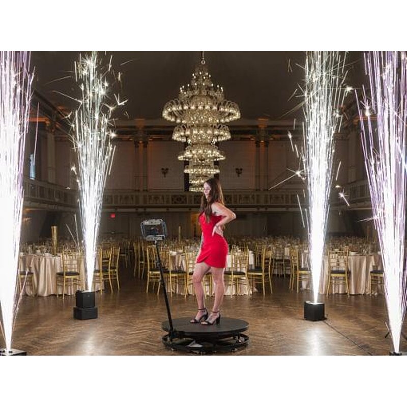 Cold Fireworks Machines Manufacturer - JC DMX 600W Mini Fountain Sparkler