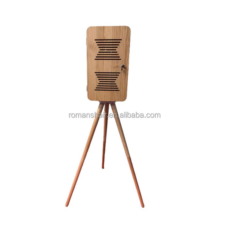 iPad Photo Booth Manufacturer - 2024 DSLR Vintage Wooden for Parties