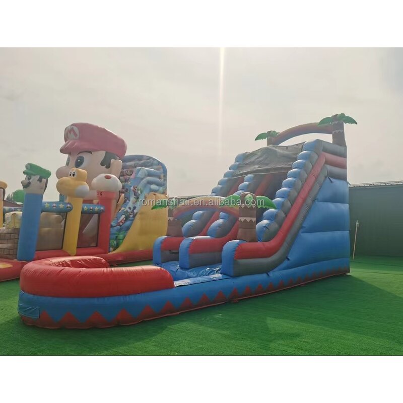 Water Slide Manufacturer - Cheap Commercial Inflatable with Pool