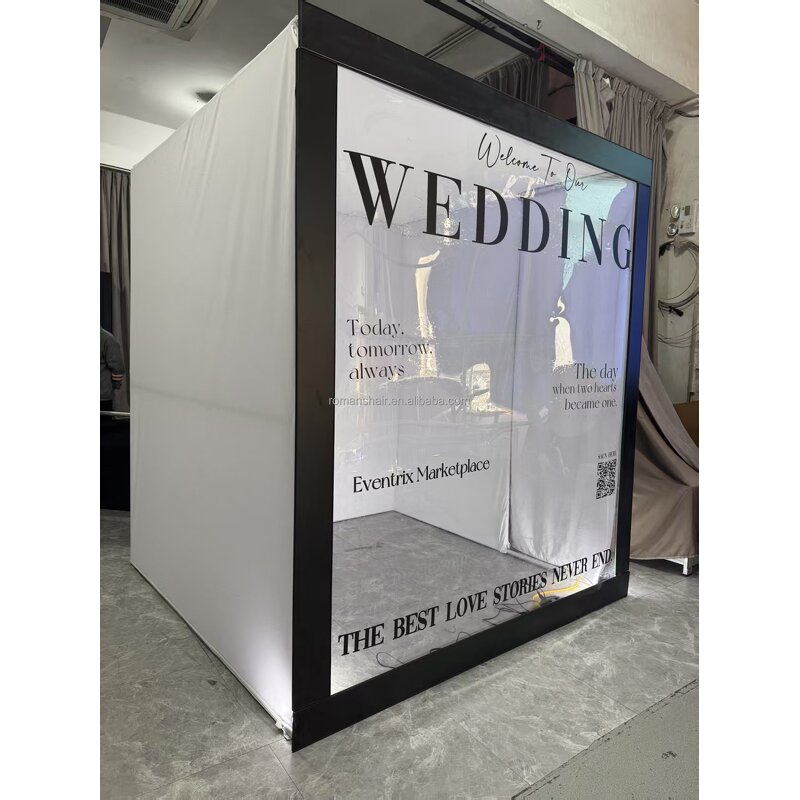 Magazine Photo Booth Supplier - Hot Sale Box with LED Light Doors