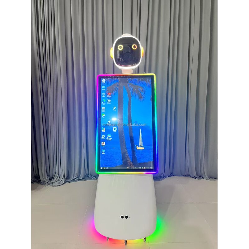 Robot Photo Booth Manufacturer - 2025 Robot Roamer 32inch Mobile with DSLR