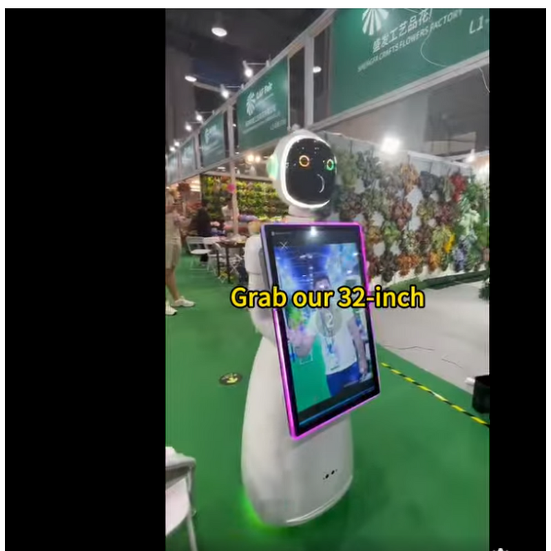 Robot Photo Booth Factory - 32-Inch Metal Touch Screen with DSLR Camera