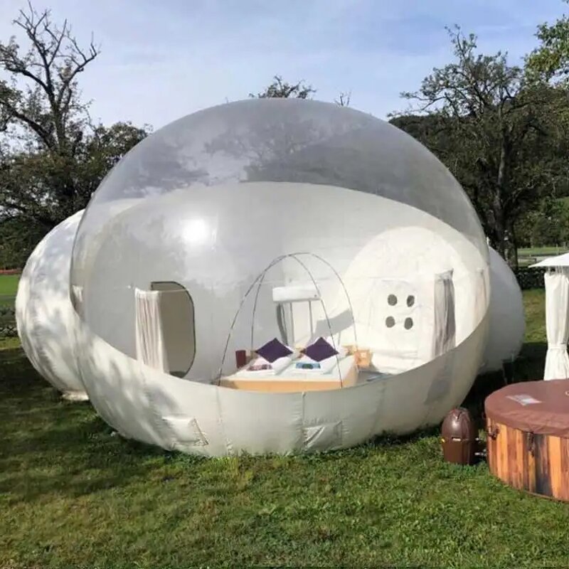 Inflatable House Manufacturer - Transparent 4m High Clear Camping Bubble