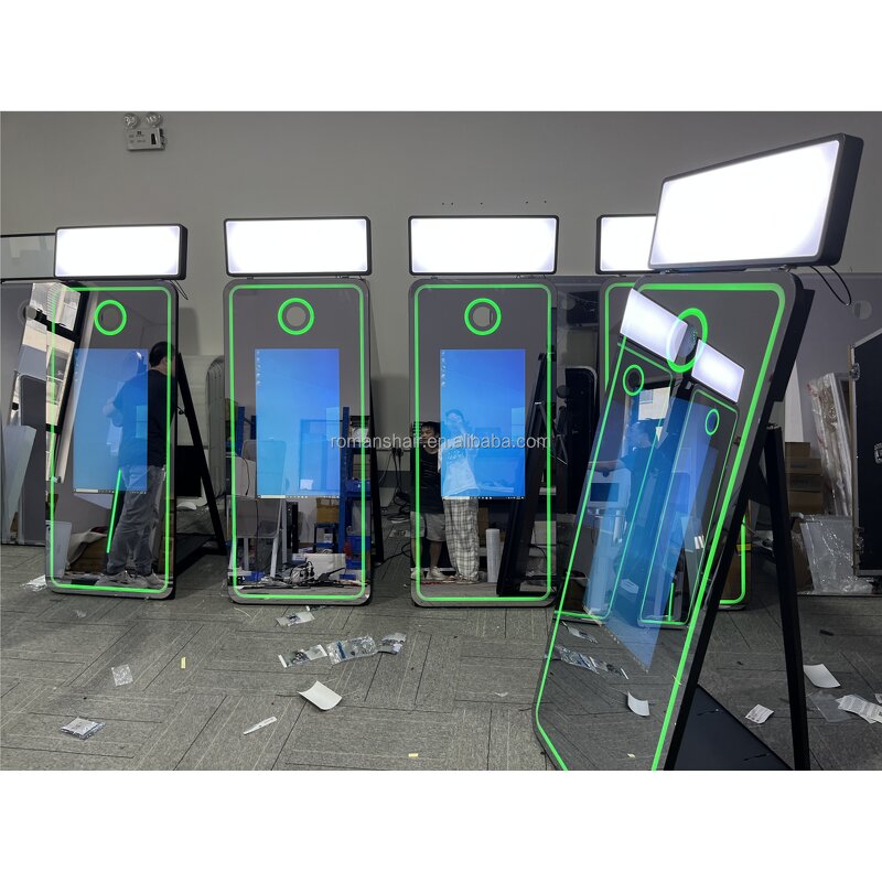 Magic Mirror Photo Booth Supplier - Portable LED Frame Digital Selfie