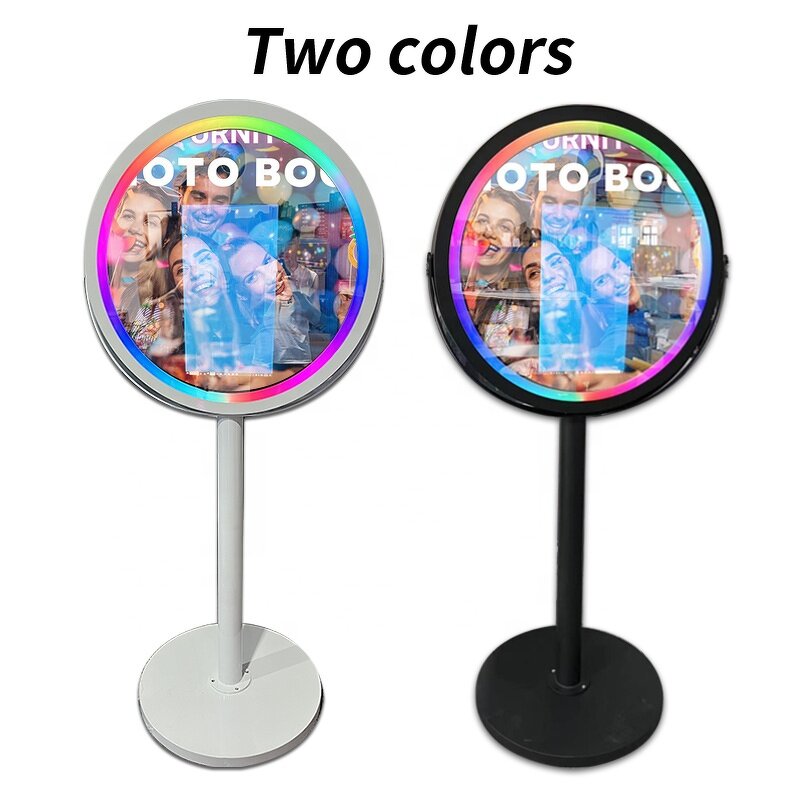 Mirror Photo Booth Supplier - Hot Style Round High Quality Selfie Party