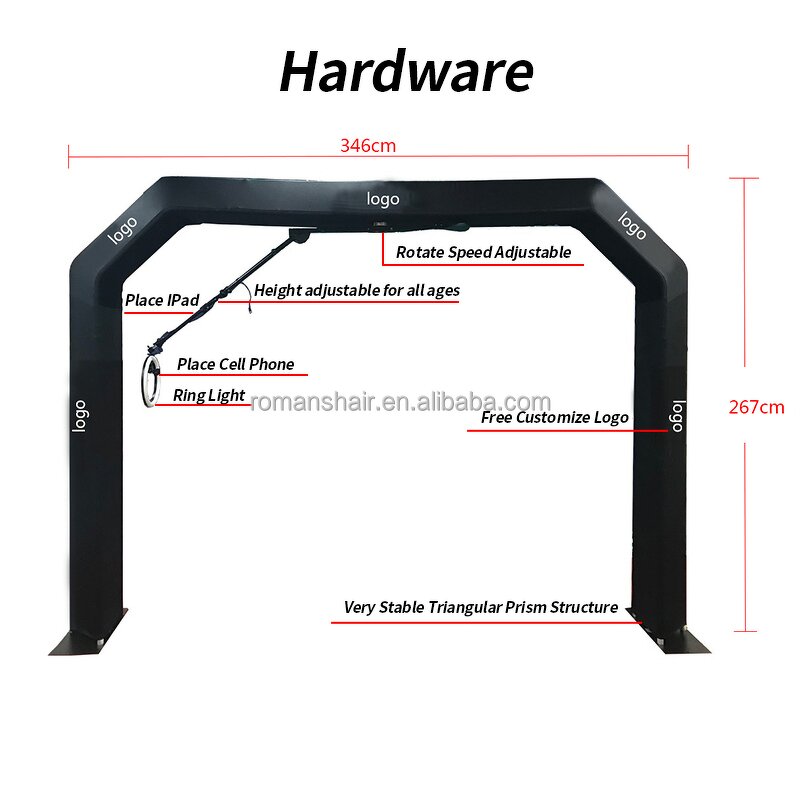 360 Photo Booth Manufacturer - Wholesale Automatic Sky360 Overhead Spinner
