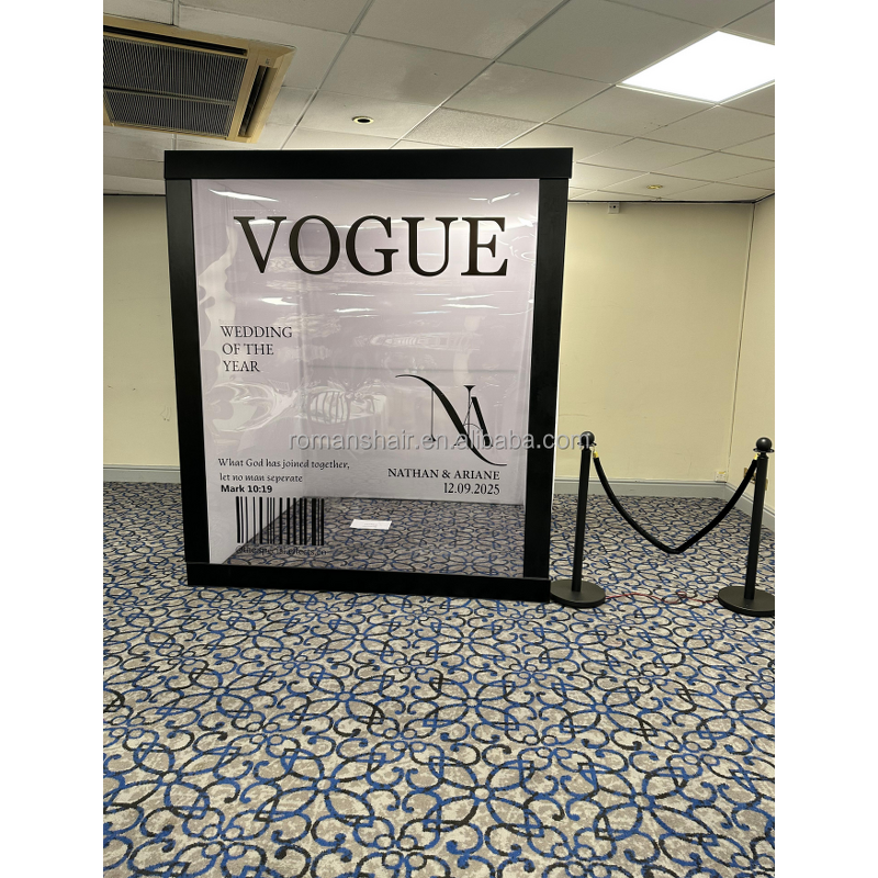 Magazine Photo Booth Manufacturer - Valentine's Day Box with LCD Backdrop