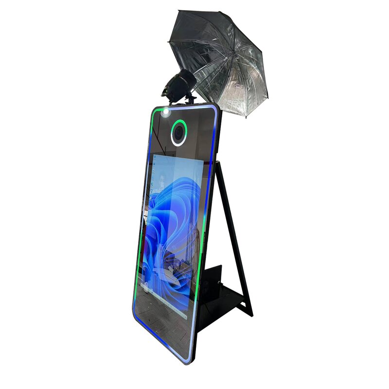 Mirror Photo Booth Supplier - Custom 70 Inch Selfie Oval Magic Mirror