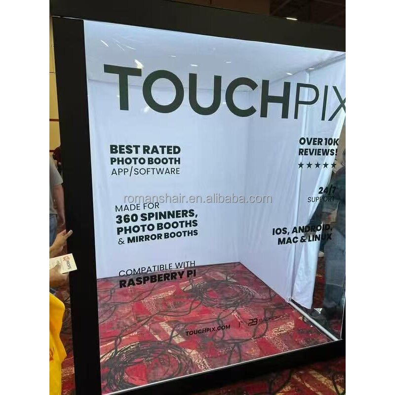 Magazine Photo Booth Supplier - Hot Sale Box with LED Light Doors