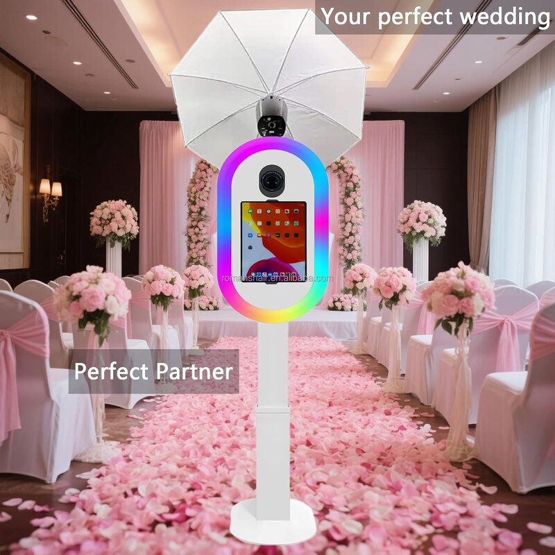 Photo Booth Factory - Customizable Detachable iPad & DSLR Oval for Wedding