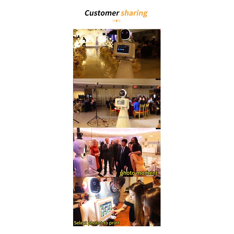 Robot Photo Booth Factory - 2024 New Magic Selfie Robot Kiosk Slow Motion