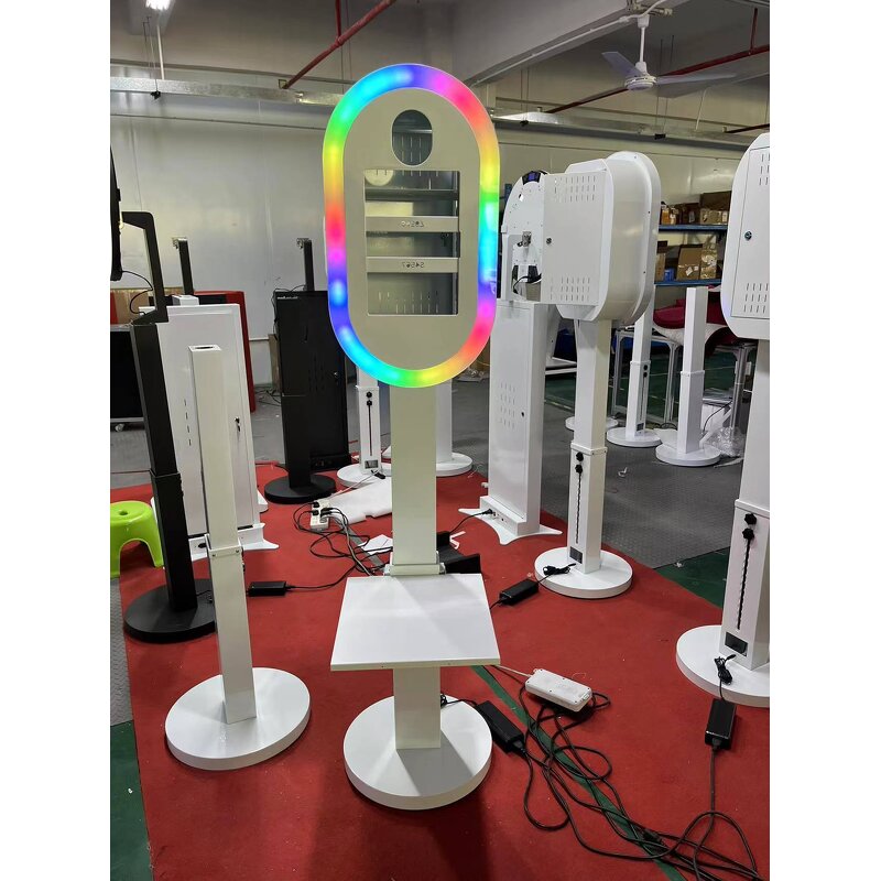 Photo Booth Manufacturer - iPad DSLR with Case Oval Mirror Shell for Party