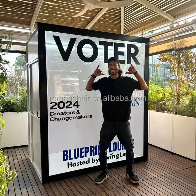 Magazine Photo Booth Manufacturer - Valentine's Day Box with LCD Backdrop