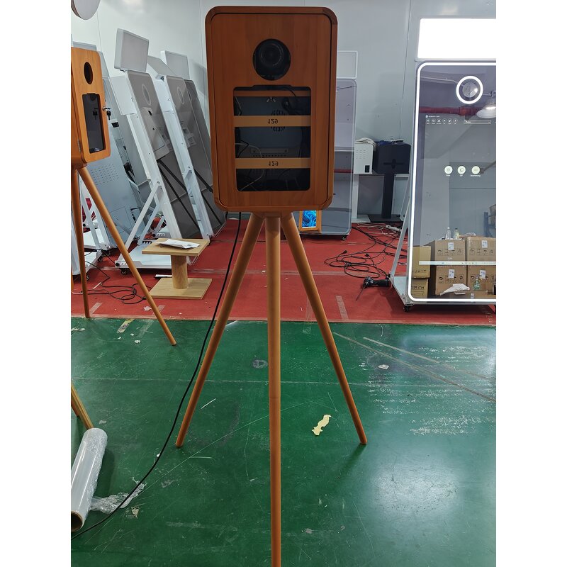 Photo Booth Supplier - Double-Sided Retro Wooden with Touch Screen