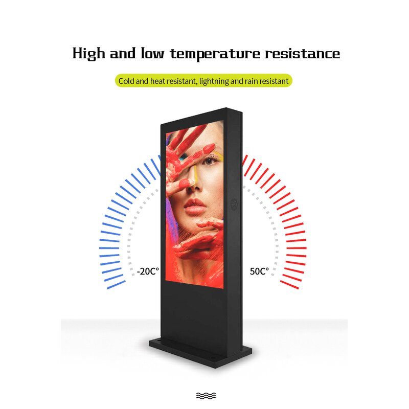 Advertising Screen Supplier - 43 Inch Outdoor Floor Stand Kiosk Android