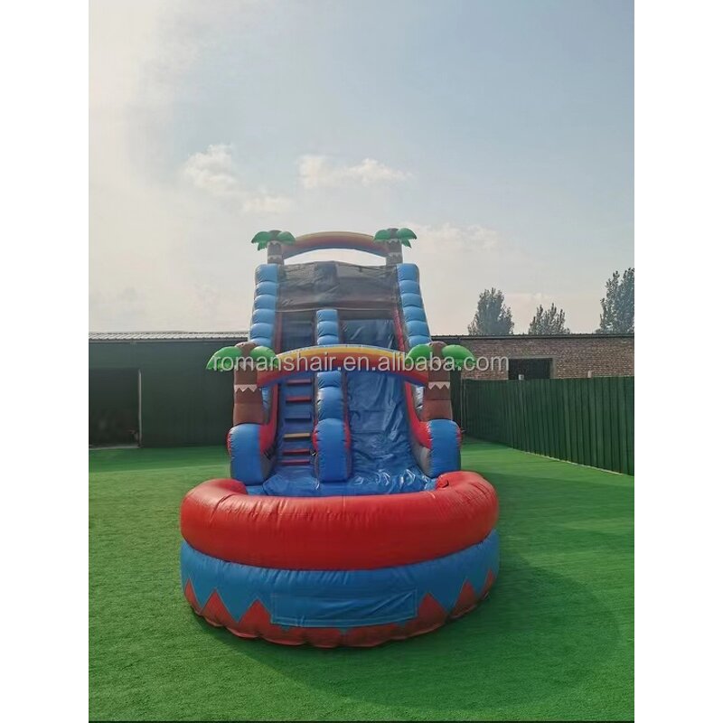 Water Slide Manufacturer - Cheap Commercial Inflatable with Pool
