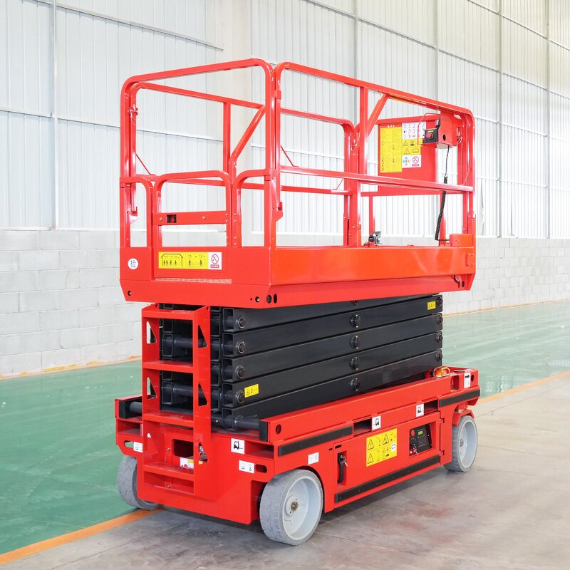 Lift Platform Factory - OEM/ODM China with Safety Warning Funtion 6m-14m Self Propelled Scissor