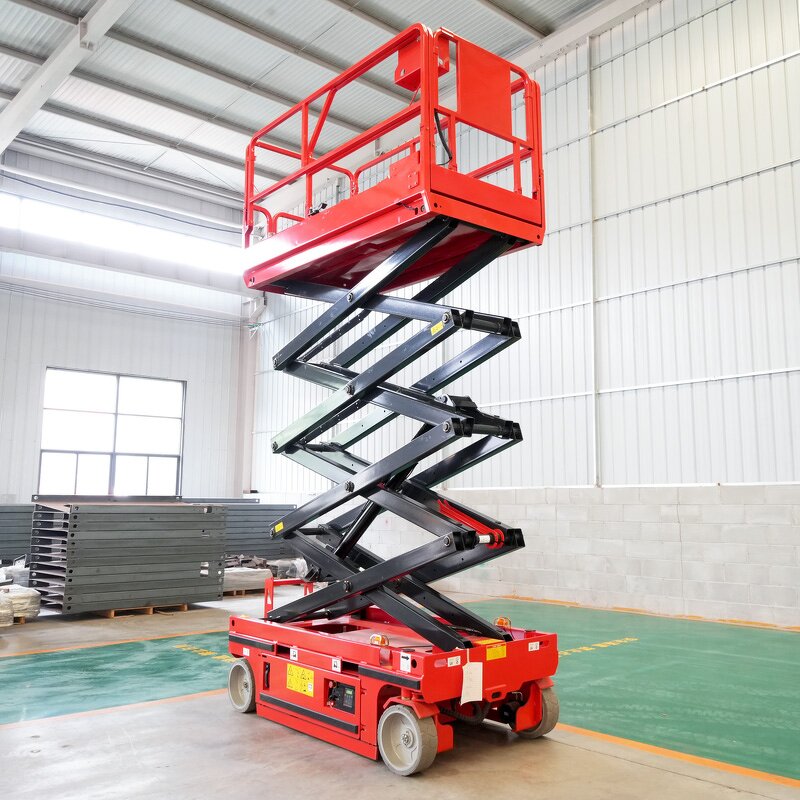 Self Propelled Lift Platform Manufacturer - OEM/ODM Intelligent Control Handle 8-12m Lfiting Scissor