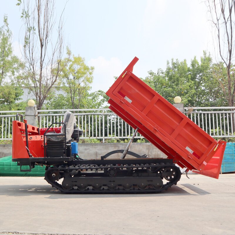 Self-Loading Crawler Dumper Factory - OEM/ODM Powerful Diesel Steel All Terrain 5 Ton Transporter