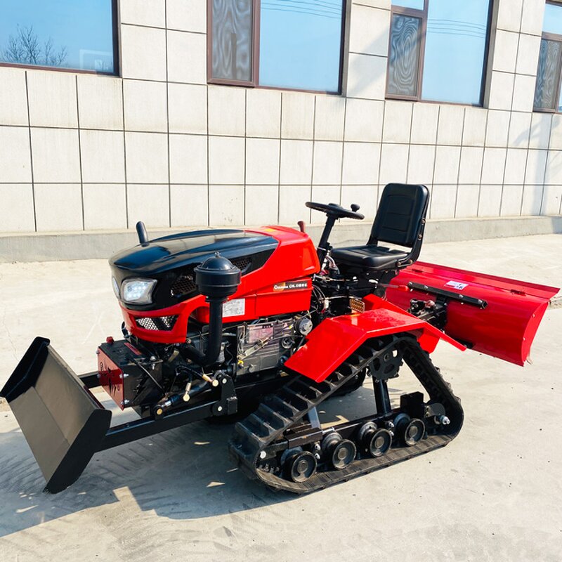 Rotary Tiller Manufacturer - OEM/ODM Multifunctional 35HP Water Drought Diesel Drive Shaft Crawler