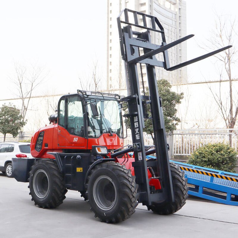 Off Road Forklift Factory - OEM/ODM 5 Ton 4wd 4x4 All Rough Terrain Diesel for Sale