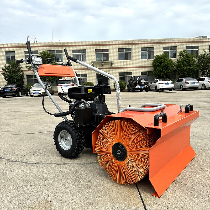 Road Sweeper Machine Factory - OEM/ODM Discount Snow Road Roller Brush 6.5HP Self Powered Street